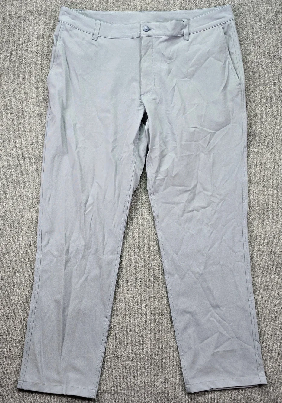 Footjoy Golf Pants Mens 36x32 (36x30) Gray Blue Performance Stretch Flat Front